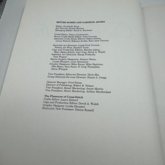 Better Homes & Gardens The Pleasures Of Cross-Stitch Hardcover Book - Picture 5 of 5